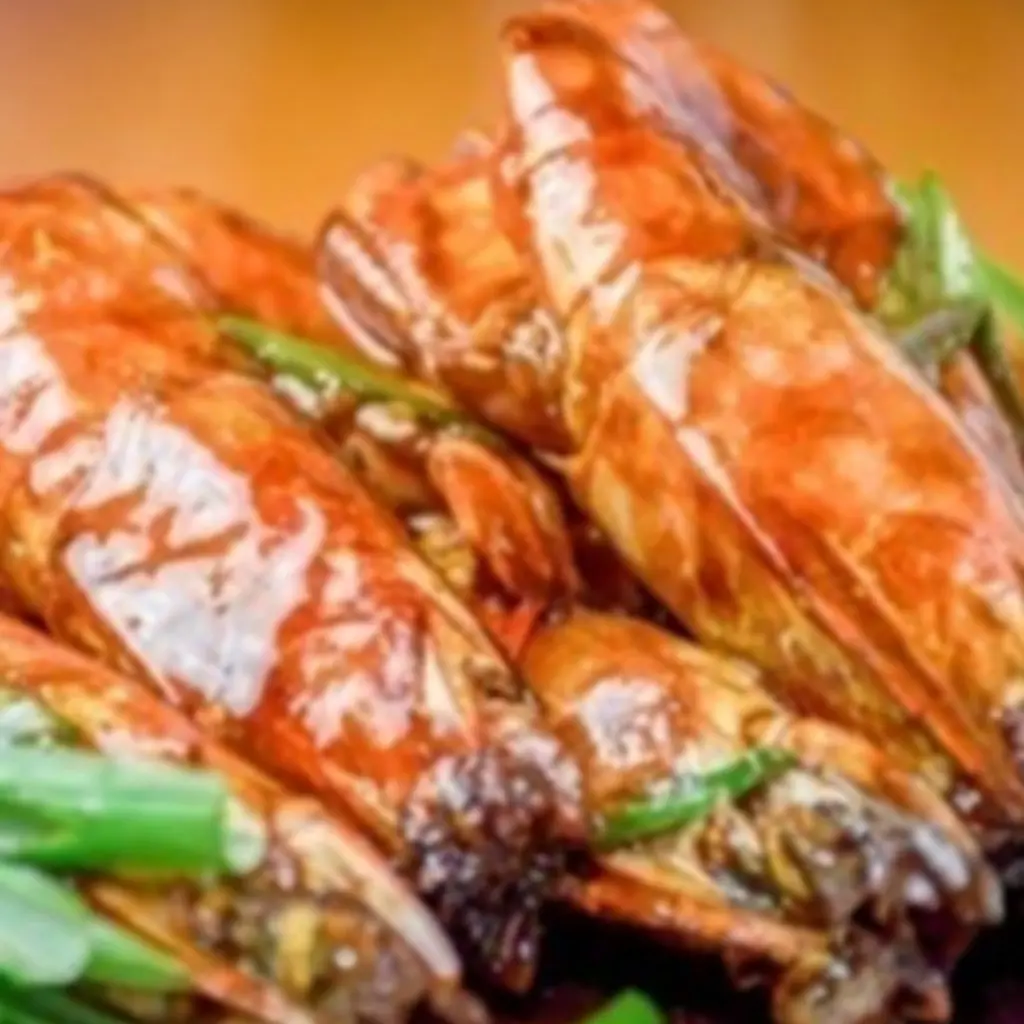 Fried Prawns With Soy Sauce